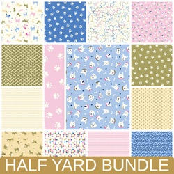 Playful Dogs Half Yard Bundle