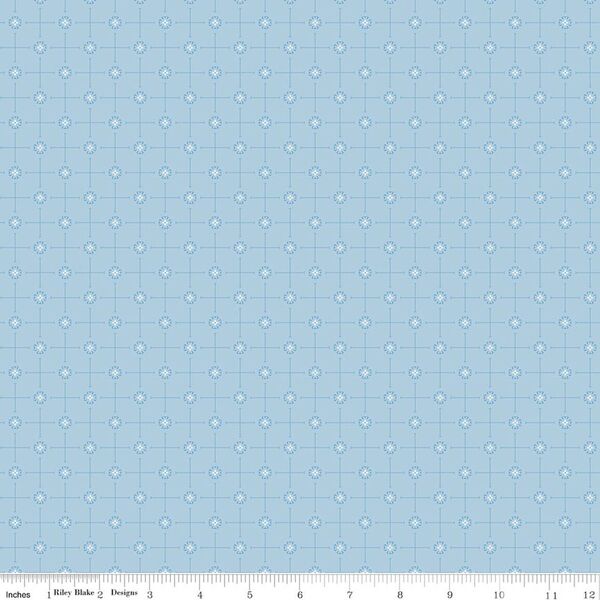 Graphic in Blue