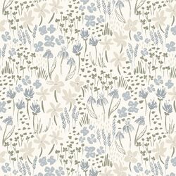 Cottage Meadow in Gray Blue