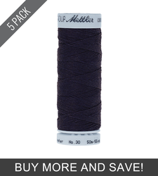Dark Indigo (9146-0016) - Cordonnet 30wt Polyester - 55 Yards (5 Pack)