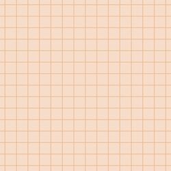 Grid in Dusty Peach on Pink
