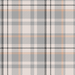 Haunted Tartan in Smoke Gray