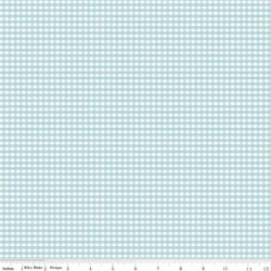 1/8" Gingham in Aqua
