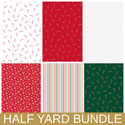 Seasonal Basics Half Yard Bundle in Christmas