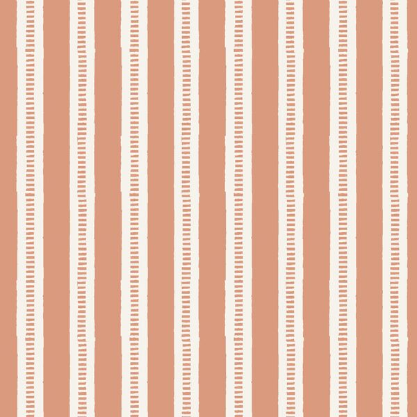 Summer Stripe in Pink Clay