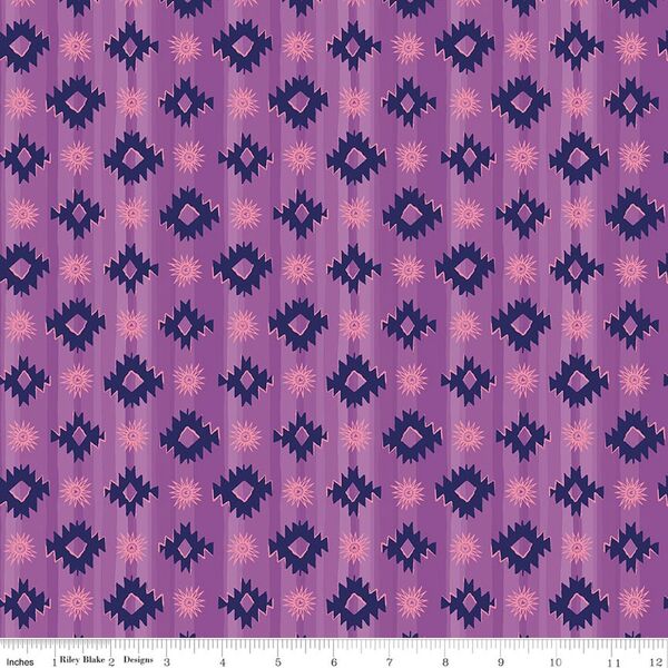 Geometric in Purple