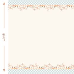 Bunnies Double Border in Bluebell