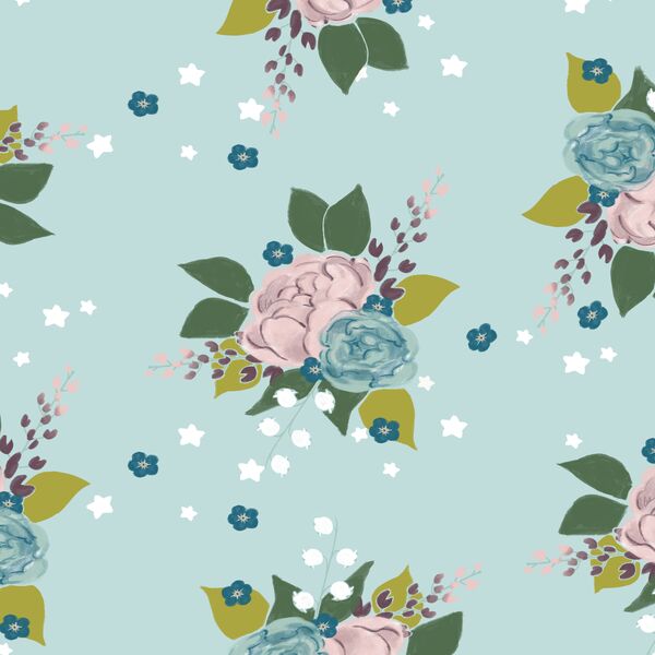Bloom in Glacier Blue