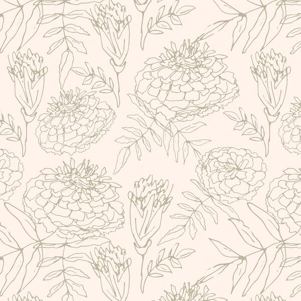 Marigold Sketch in Sea