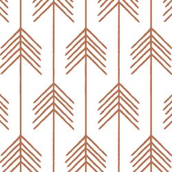 Vanes in Terracotta on White
