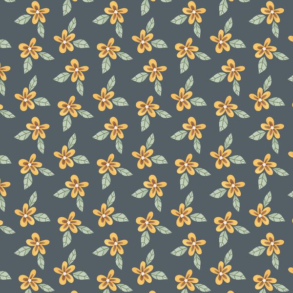 Tropical Floral in Deep Sea