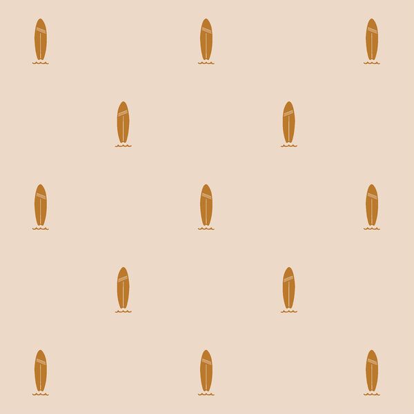 Surf Dot in Bronzed on Cream