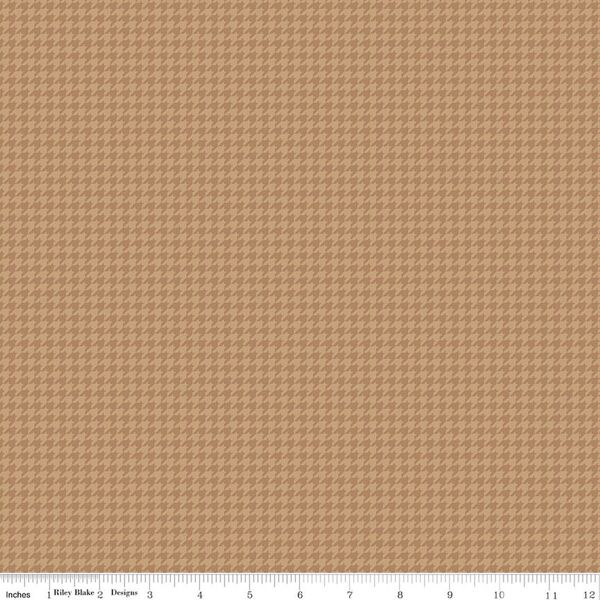 Houndstooth in Gold