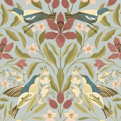Large Bird Damask in Chintz