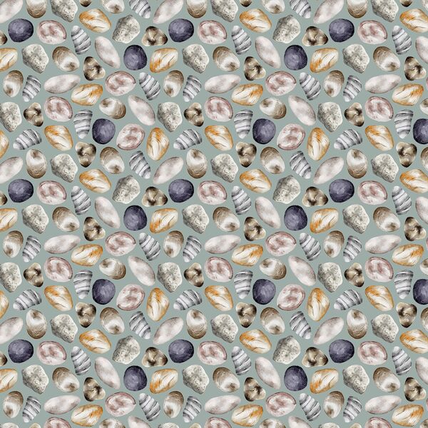 Pebbles in Eucalyptus