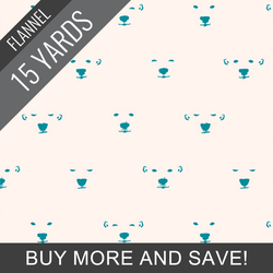 Frosty Gaze Flannel in Arctic Tale - 15 Yard Bolt