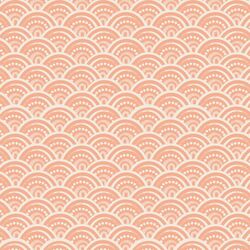 Scalloped Rainbows in Coral Pink