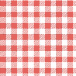 Medium Buffalo Plaid in Salmon