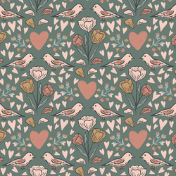 Blooming Damask in Shaded Glen