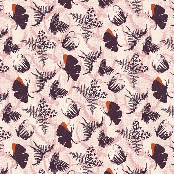 Flora Flutter in Rosewood