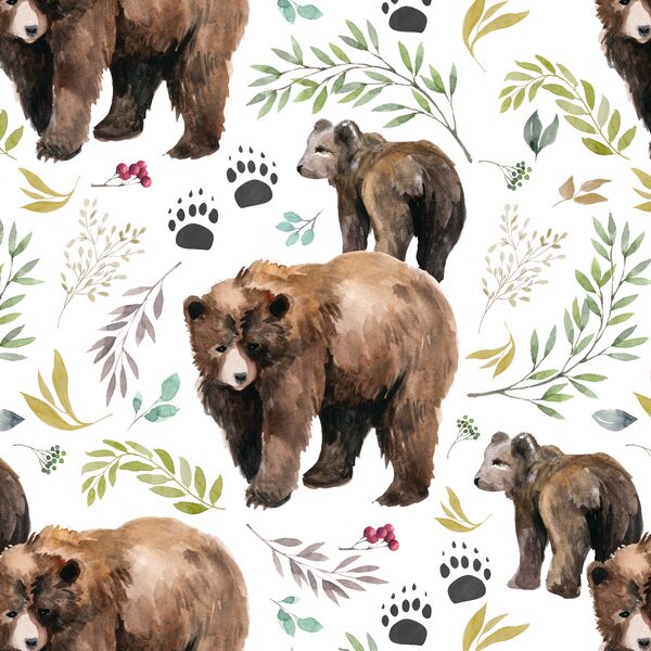 Big Mama Bear in Woodland