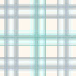 Fineline Plaid in Aqua Blue