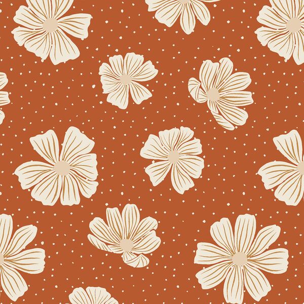 Christmas Cosmos in Rust Red