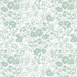 Prairie Silhouette in Laurel Green on White