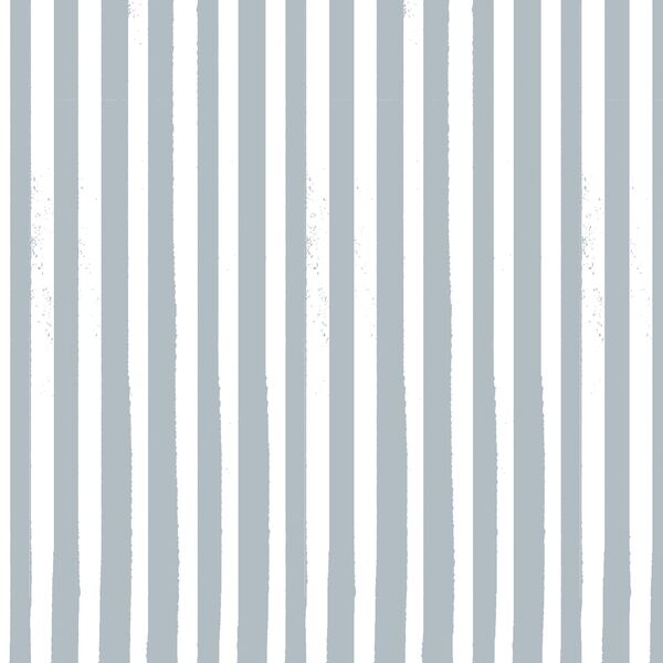 Pinstripe in Dusky Blue