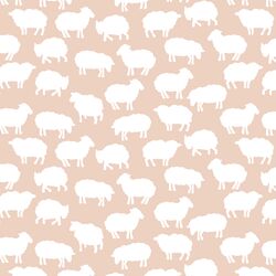 Sheep Silhouette in Shell
