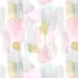 Rainbow Watercolor in Warm