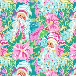 Caribbean Santa in Hibiscus