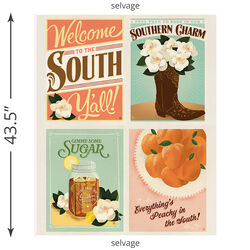 Southern Charm Pillow Panel