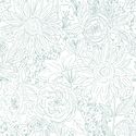 Paperie in Ocean Green on White