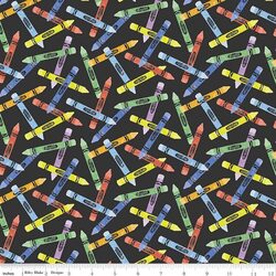 Crayon Toss in Black