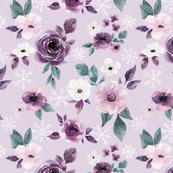 Floral Flurries in Sugar Plum