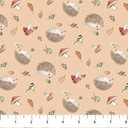 Hedgehog Toss in Peach Multi
