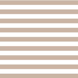 Horizontal Candy Stripe in Sand