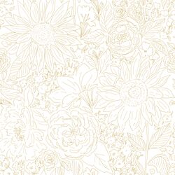 Paperie in Warm Gold on White
