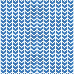 Broken Chevron in Cerulean