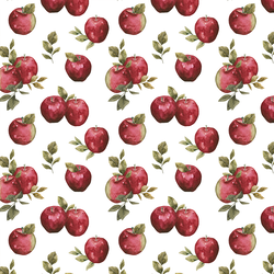 Apples in White