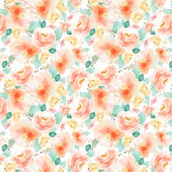 Small Phoebe Floral in Sunrise