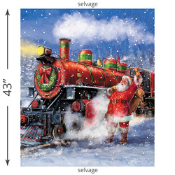 Santa's Train Panel