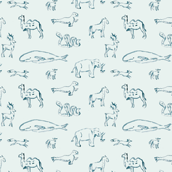 Sketched Menagerie in Sky