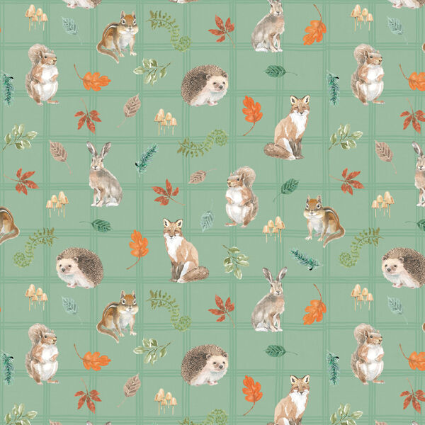 Animals in Light Forest
