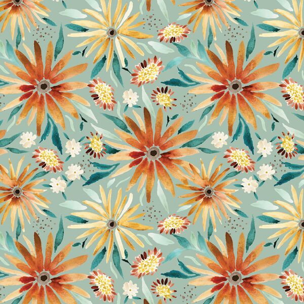 Sunflower Fields in Celadon