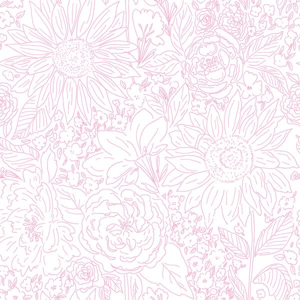 Paperie in Ghoulish Pink on White
