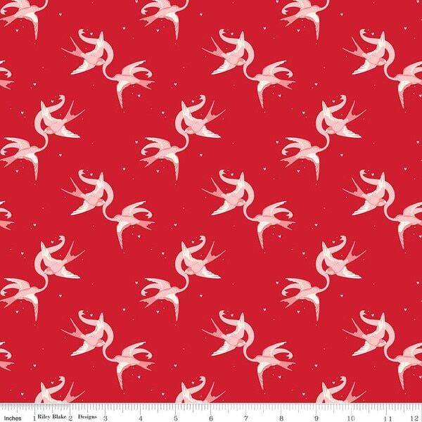 Love Birds in Red