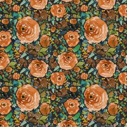 Small Copper Roses in Autumn Brown