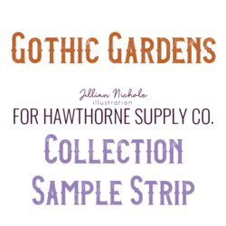 Gothic Gardens Sample Strip